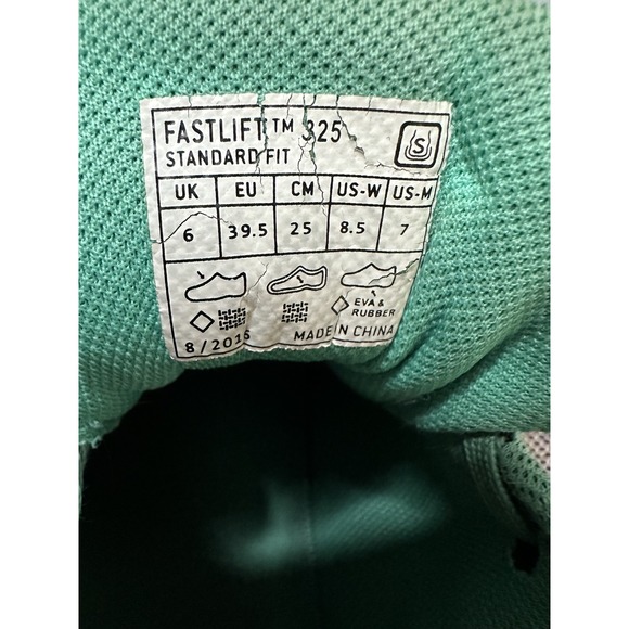 INOV-8 FASTLIFT 325 Weightlifting Shoes W 8.5 Standard Fit Lifters GRAY - Picture 8 of 8